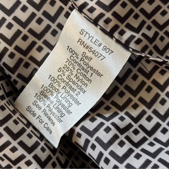 Carole Anderson by Invitation | CABI  black cozy statement coat jacket Large EUC - Picture 13 of 15